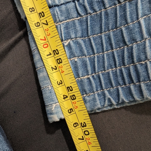 Vintage Cream Denim cuffed jeans - Picture 9 of 9